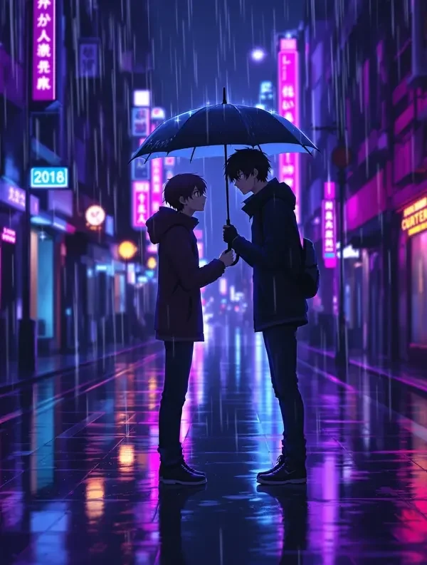 雨中的你